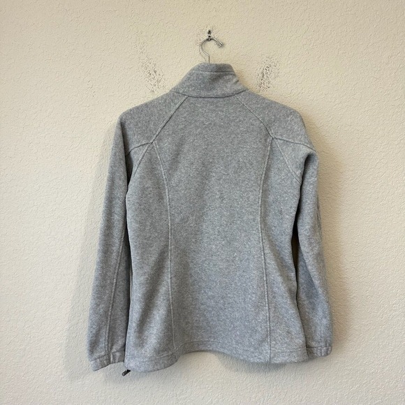 COLUMBIA Womens Benton Springs Half Zip Fleece Pullover Gray - Picture 5 of 9